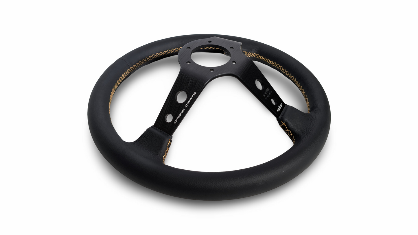 S1H - 350mm + 100mm - Steering Wheel - Gold Stitch (Micro)